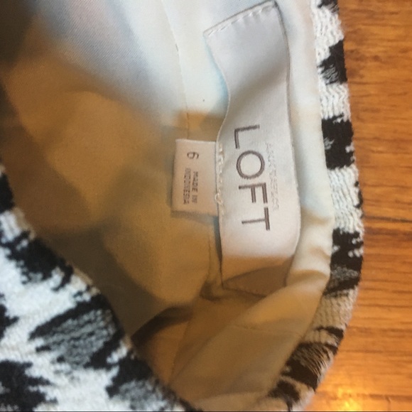 Loft animal print lined dress - Picture 6 of 7